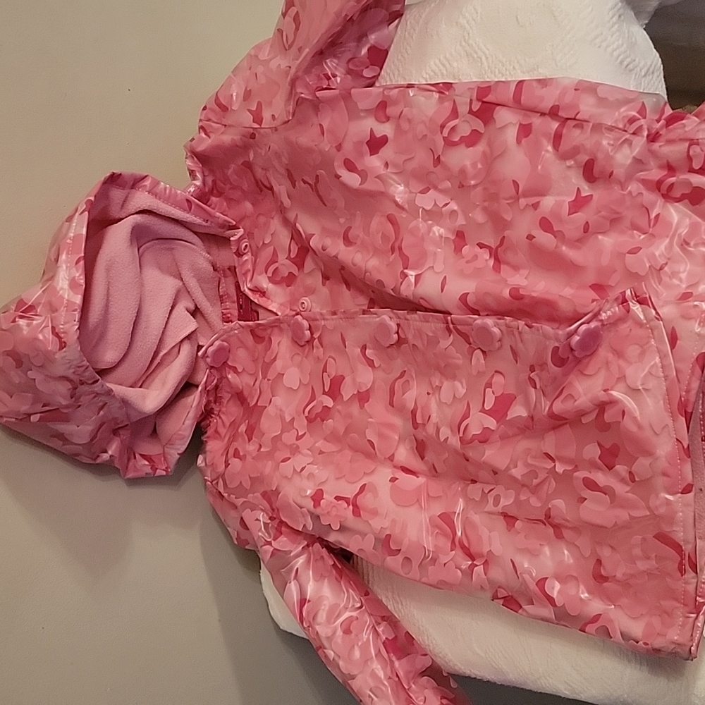 Wippette Pink Patterned Kids Raincoat